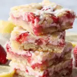 Strawberry Lemon Blondies