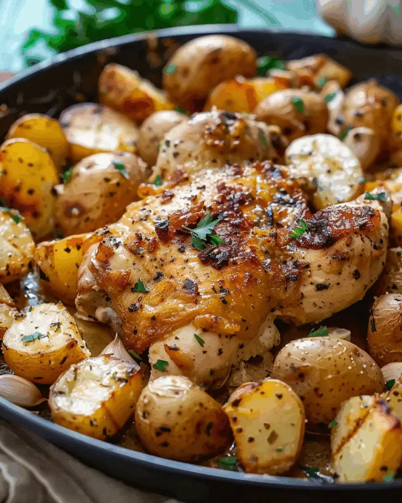 Garlic Parmesan Chicken and Potatoes