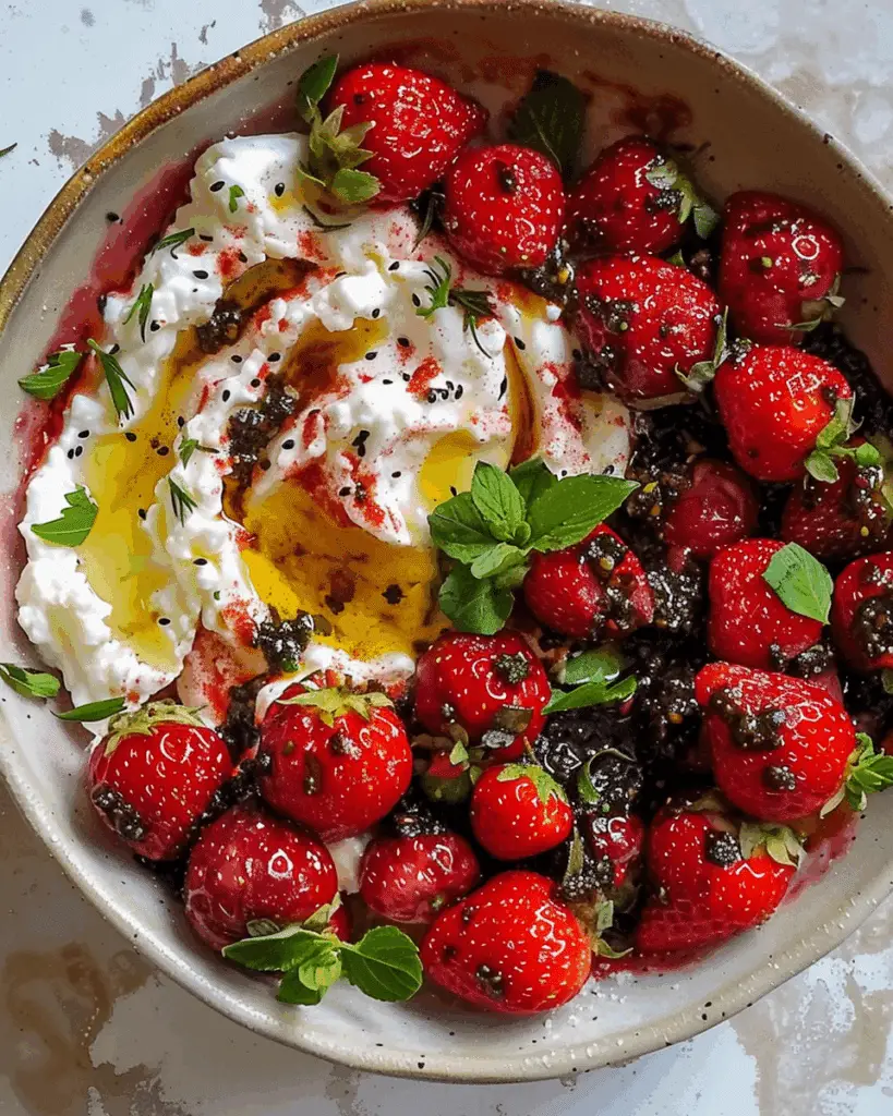 Whipped Feta with Roasted Strawberries: A Flavorful Delight You Can’t Resist