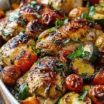 Balsamic Chicken with Roasted Veggies