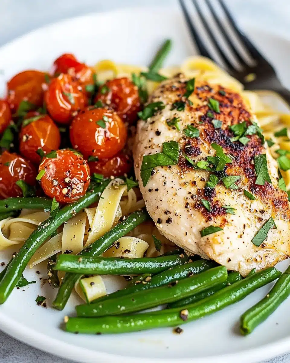 Sheet Pan Italian Chicken and Green Beans Recipe 5 Sheet Pan Italian Chicken and Green Beans Recipe - Recipe Image