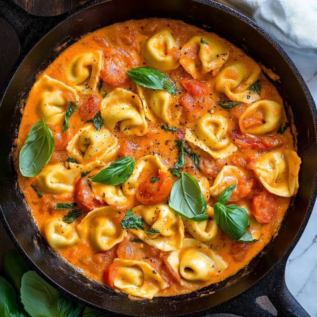 Creamy Tortellini with Tomatoes Recipe 4 Creamy Tortellini with Tomatoes Recipe - Recipe Image