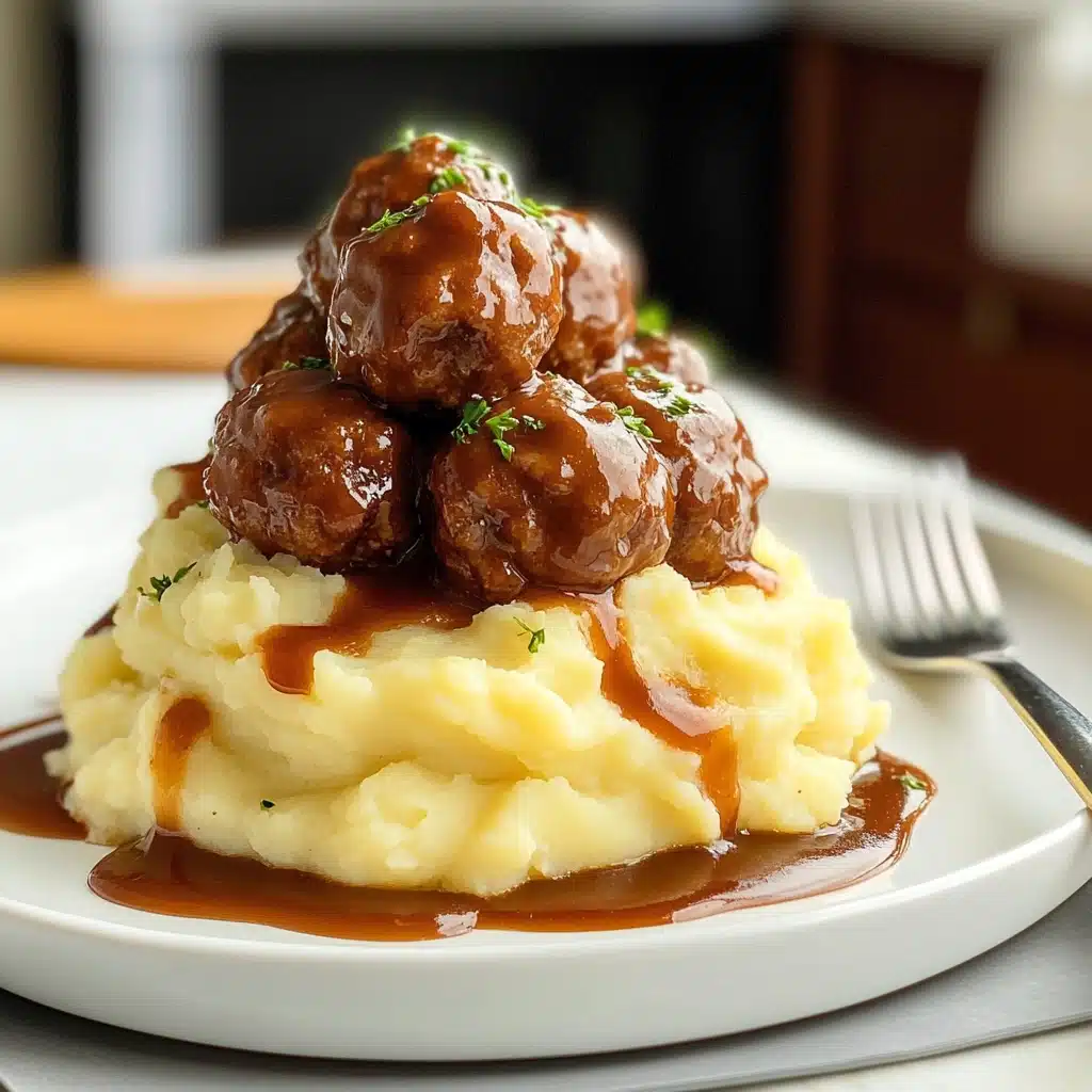 Slow Cooker Salisbury Steak Meatballs Recipe 4 Slow Cooker Salisbury Steak Meatballs Recipe - Recipe Image
