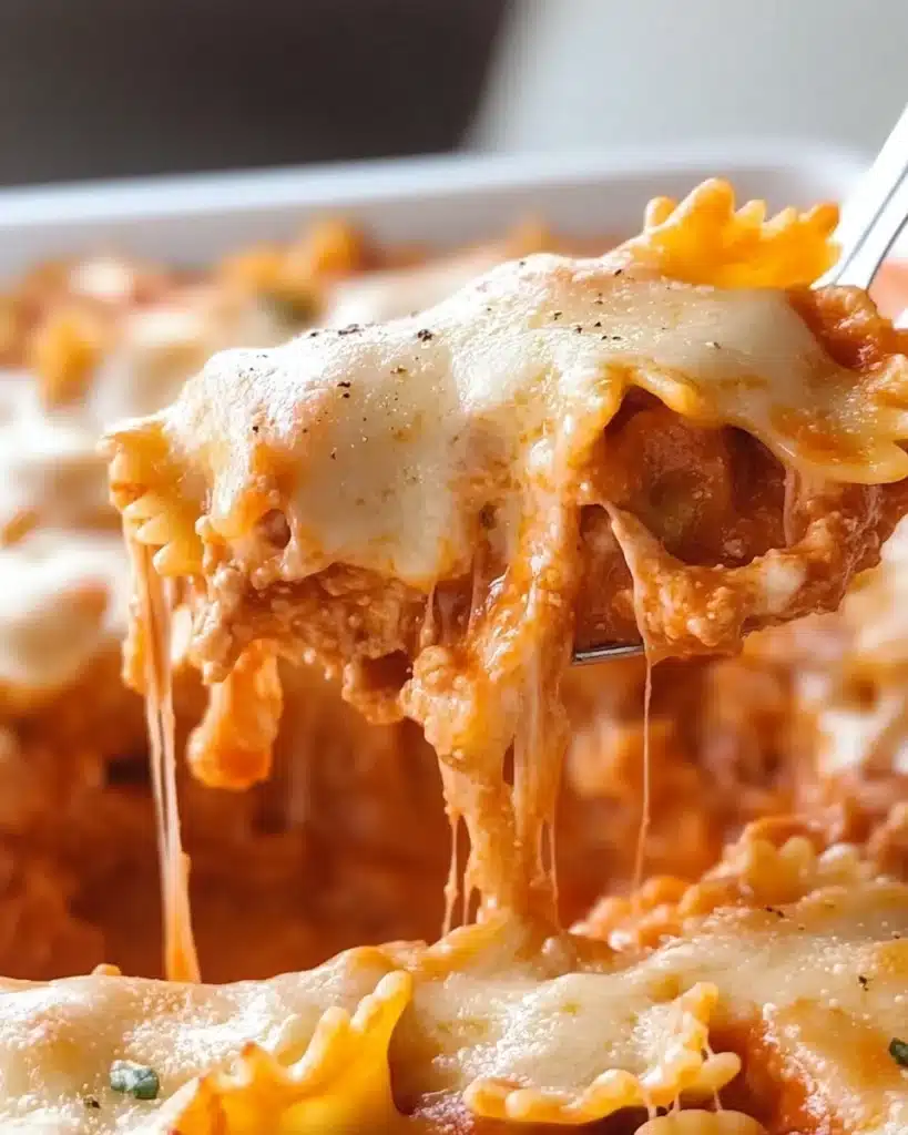 bow tie pasta lasagna Recipe
