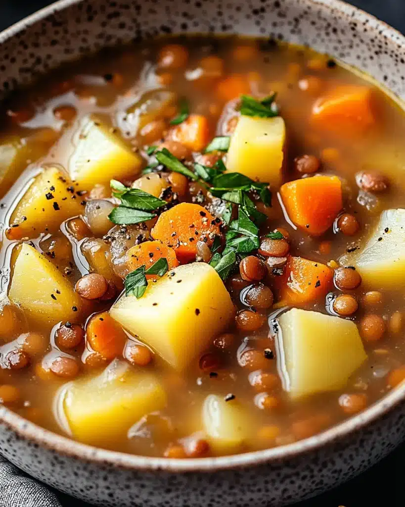 Hearty Lentil and Potato Soup Recipe