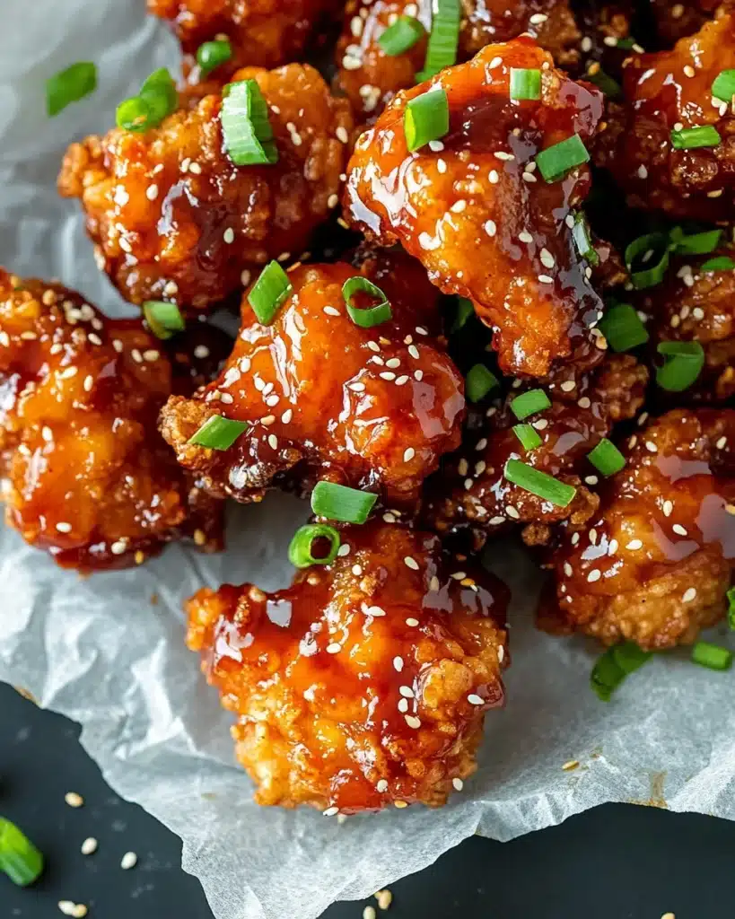 Sweet & Spicy Korean Fried Chicken Recipe