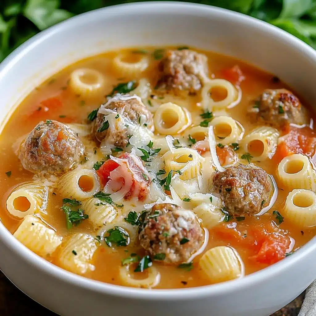 Creamy Parmesan Italian Sausage Ditalini Soup Recipe 5 Creamy Parmesan Italian Sausage Ditalini Soup Recipe - Recipe Image