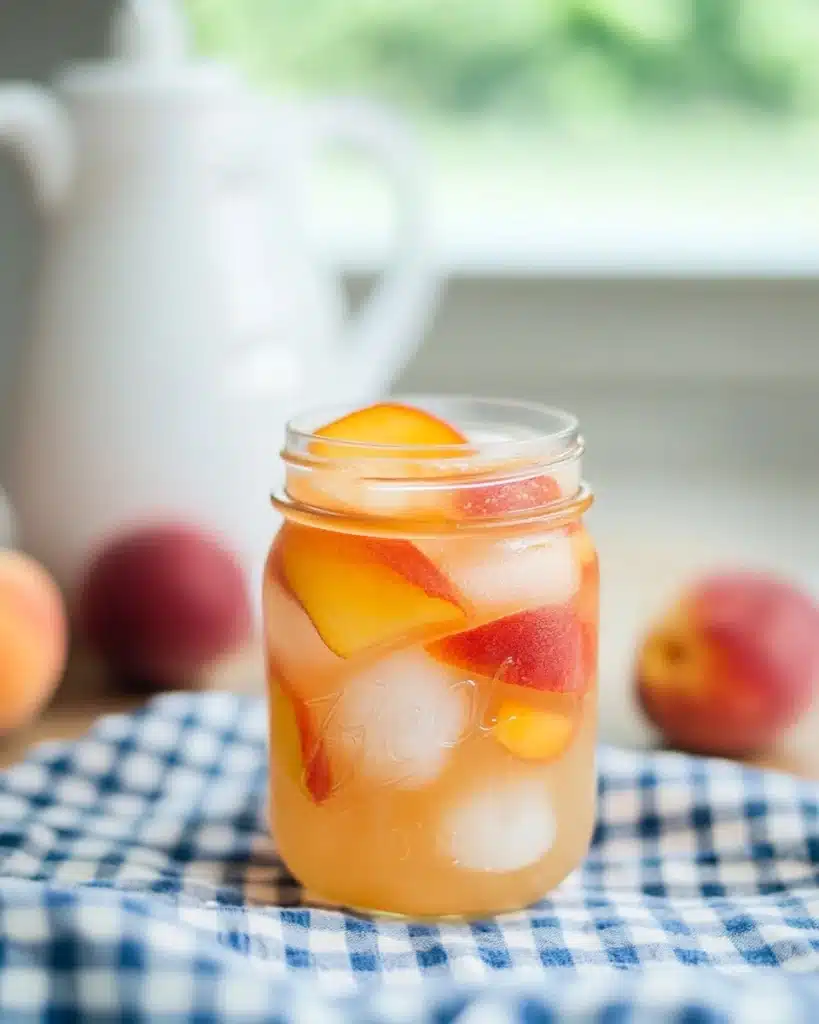 Homemade Peach Lemonade Recipe