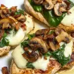 Spinach and Mushroom Smothered Chicken Recipe 6 Spinach and Mushroom Smothered Chicken Recipe