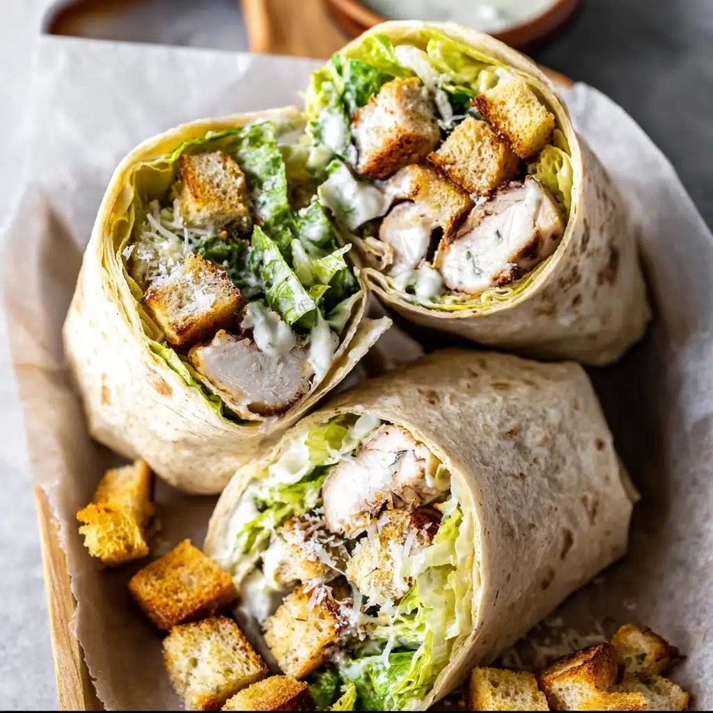 Chicken Caesar Wraps Recipe 5 Chicken Caesar Wraps Recipe - Recipe Image