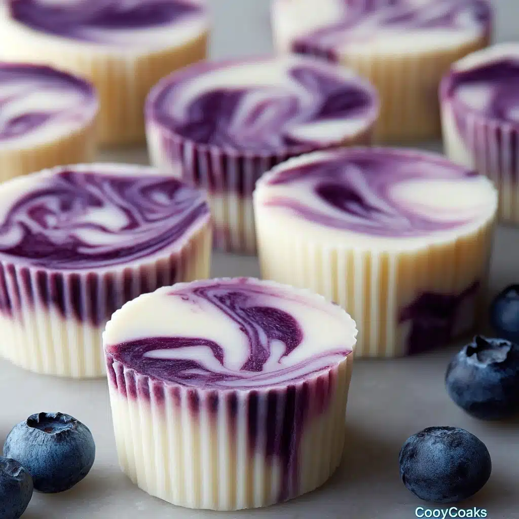 Blueberry Swirl Yogurt Bites Recipe 4 Blueberry Swirl Yogurt Bites Recipe - Recipe Image
