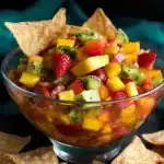 Fruit Salsa with Cinnamon Crisps Recipe 6 Fruit Salsa with Cinnamon Crisps Recipe