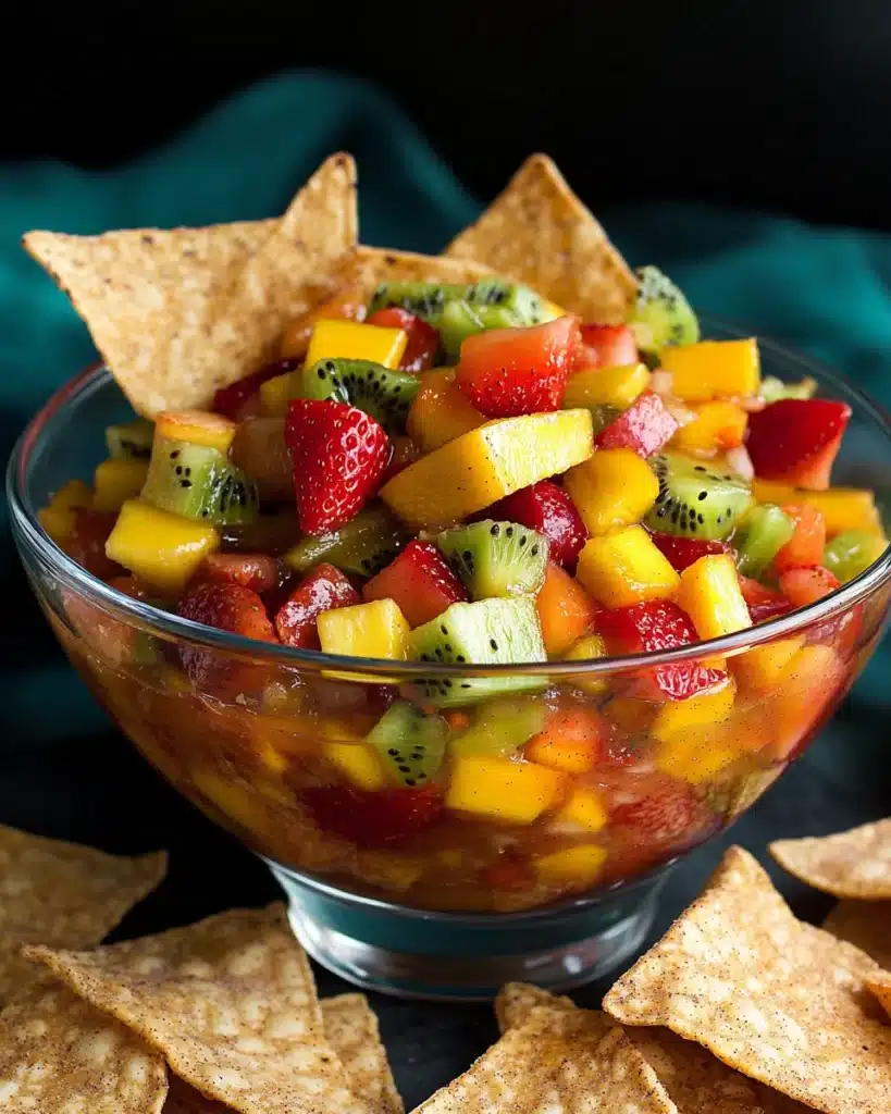 Fruit Salsa with Cinnamon Crisps Recipe