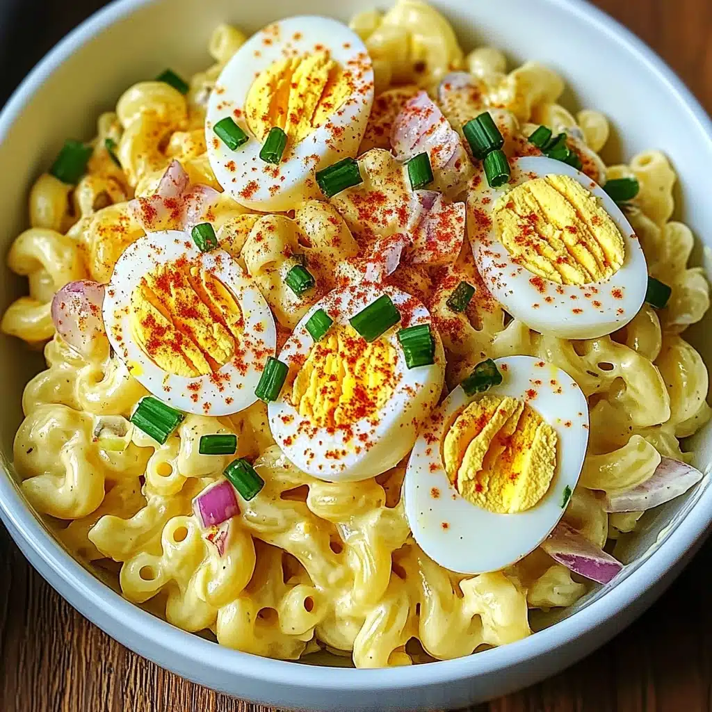 Deviled Egg Macaroni Salad Recipe 5 Deviled Egg Macaroni Salad Recipe - Recipe Image