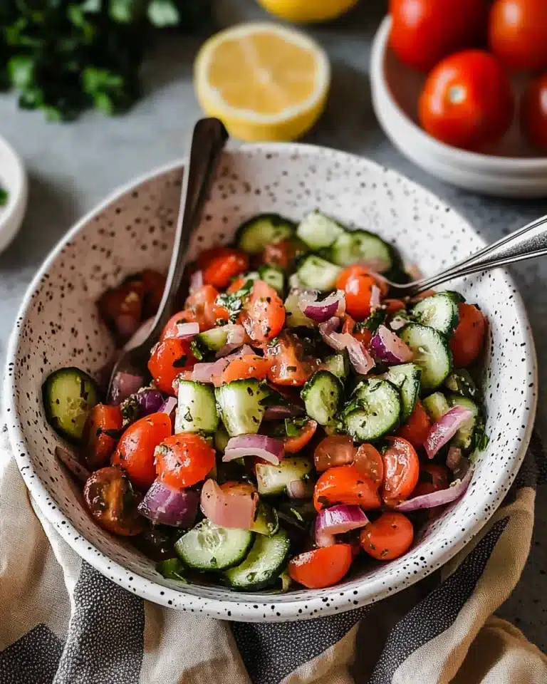 Cucumber Tomato Salad Recipe