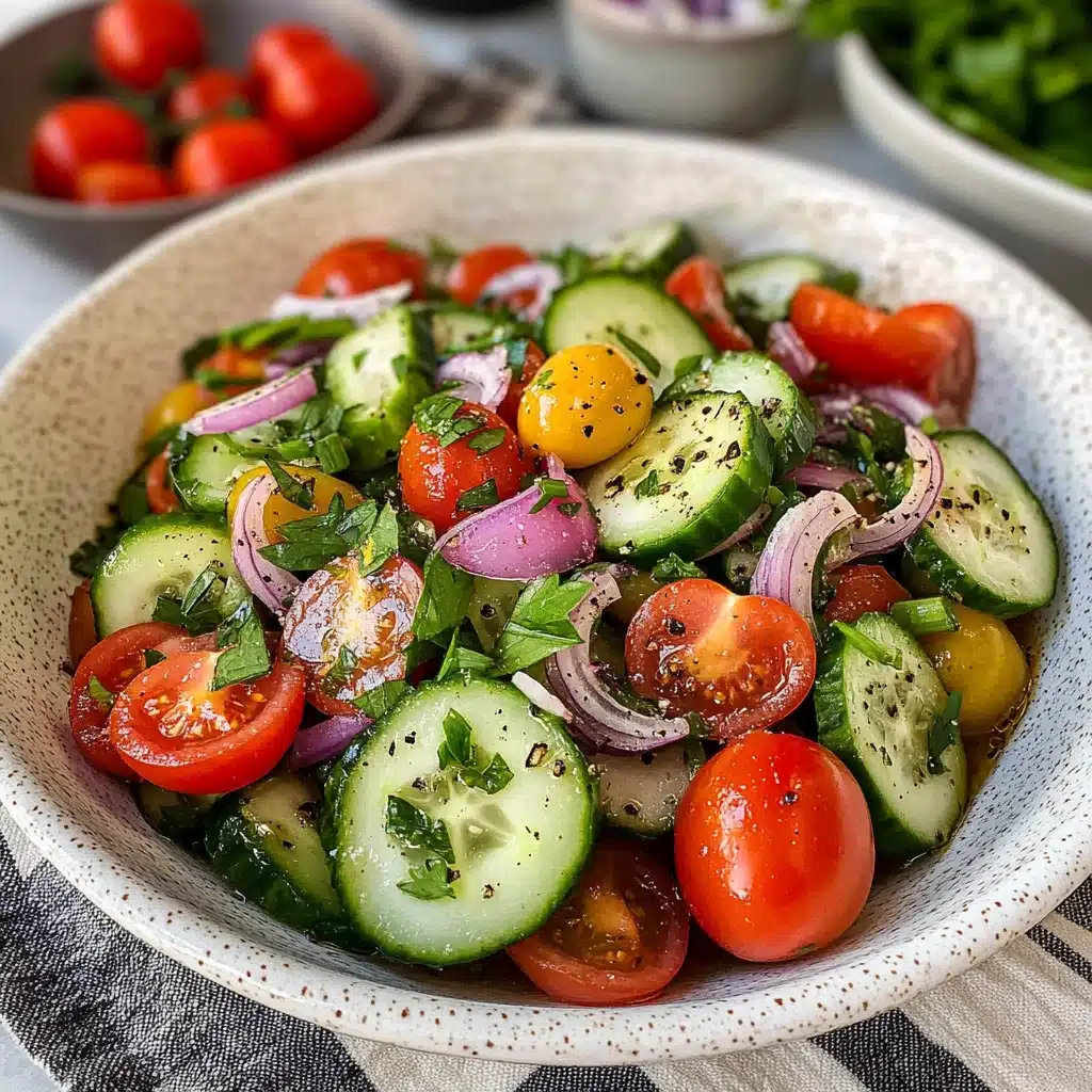 Cucumber Tomato Salad Recipe 5 Cucumber Tomato Salad Recipe - Recipe Image