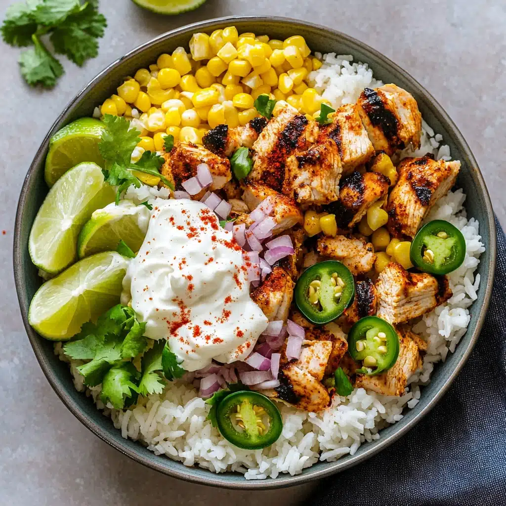 Street Corn Chicken Rice Bowl Recipe 4 Street Corn Chicken Rice Bowl Recipe - Recipe Image