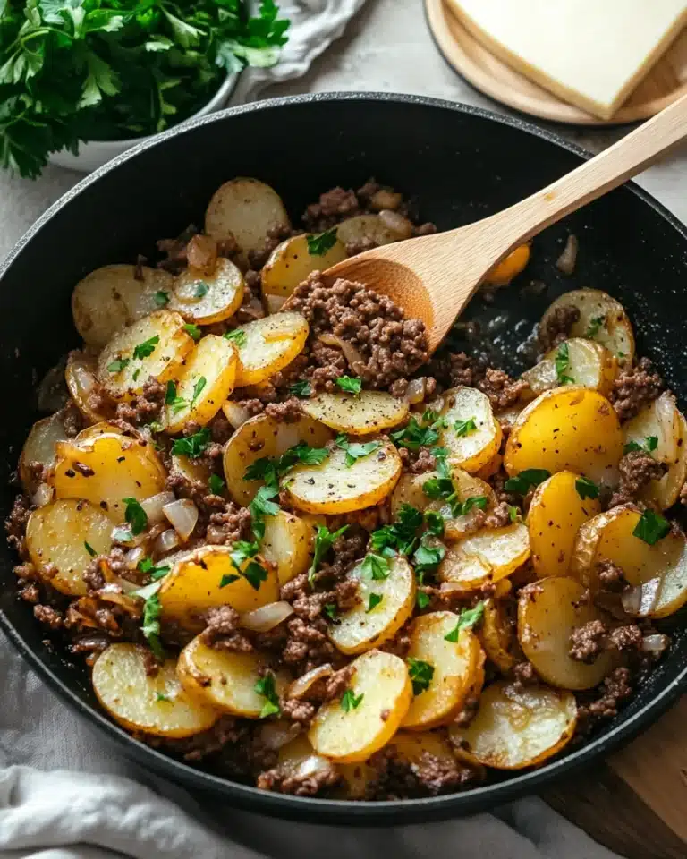 Ground Beef And Potatoes Skillet Recipe