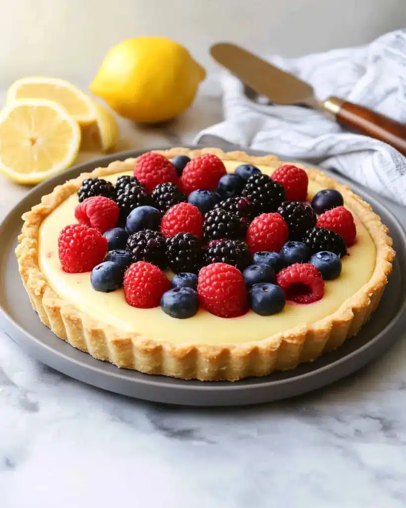 Lemon Berry Tart Recipe