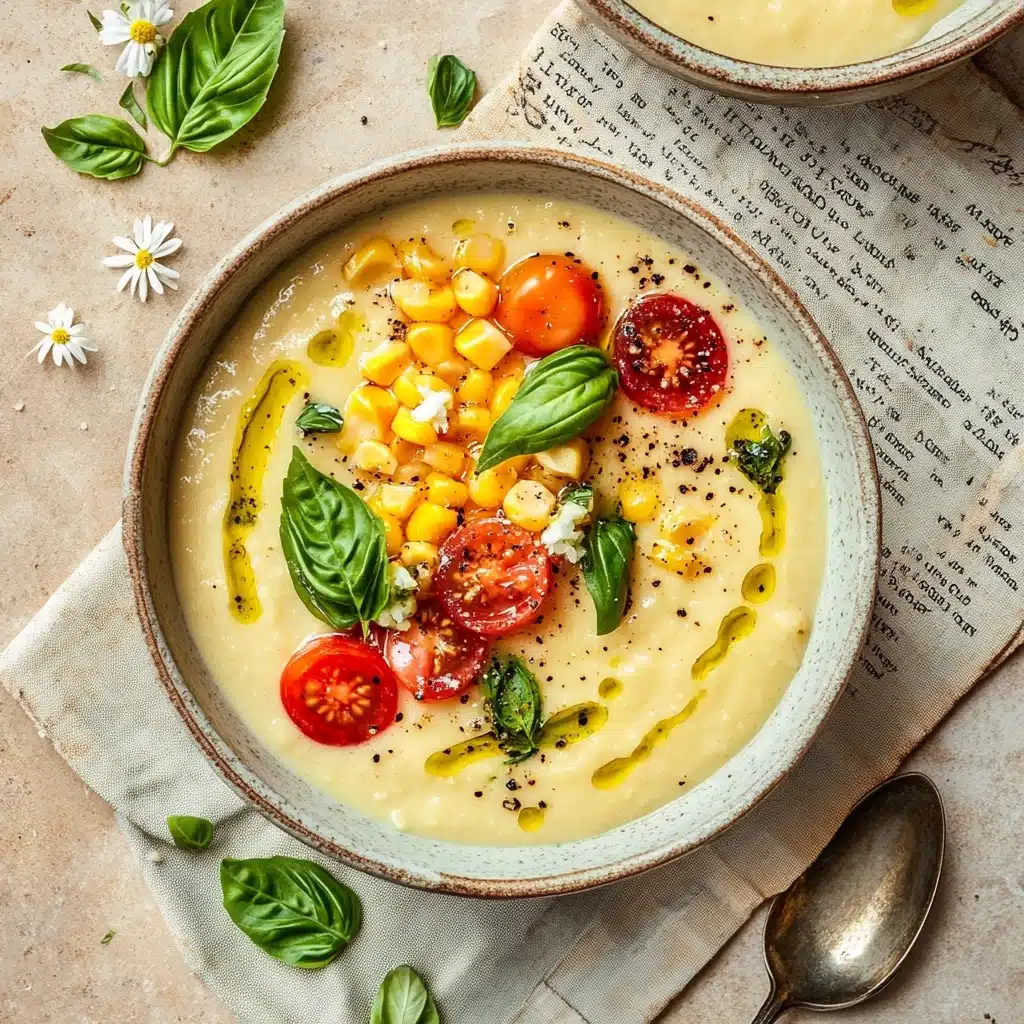 Summer Sweet Corn Gazpacho Recipe 4 Summer Sweet Corn Gazpacho Recipe - Recipe Image
