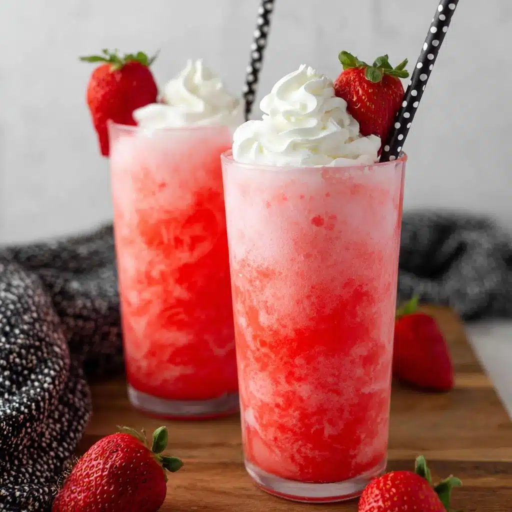 Strawberry Soda Float 4 Delicious Recipe - Recipe Image