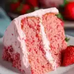 Fresh Strawberry Cake With Strawberry Buttercream Recipe 6 Fresh Strawberry Cake With Strawberry Buttercream Recipe