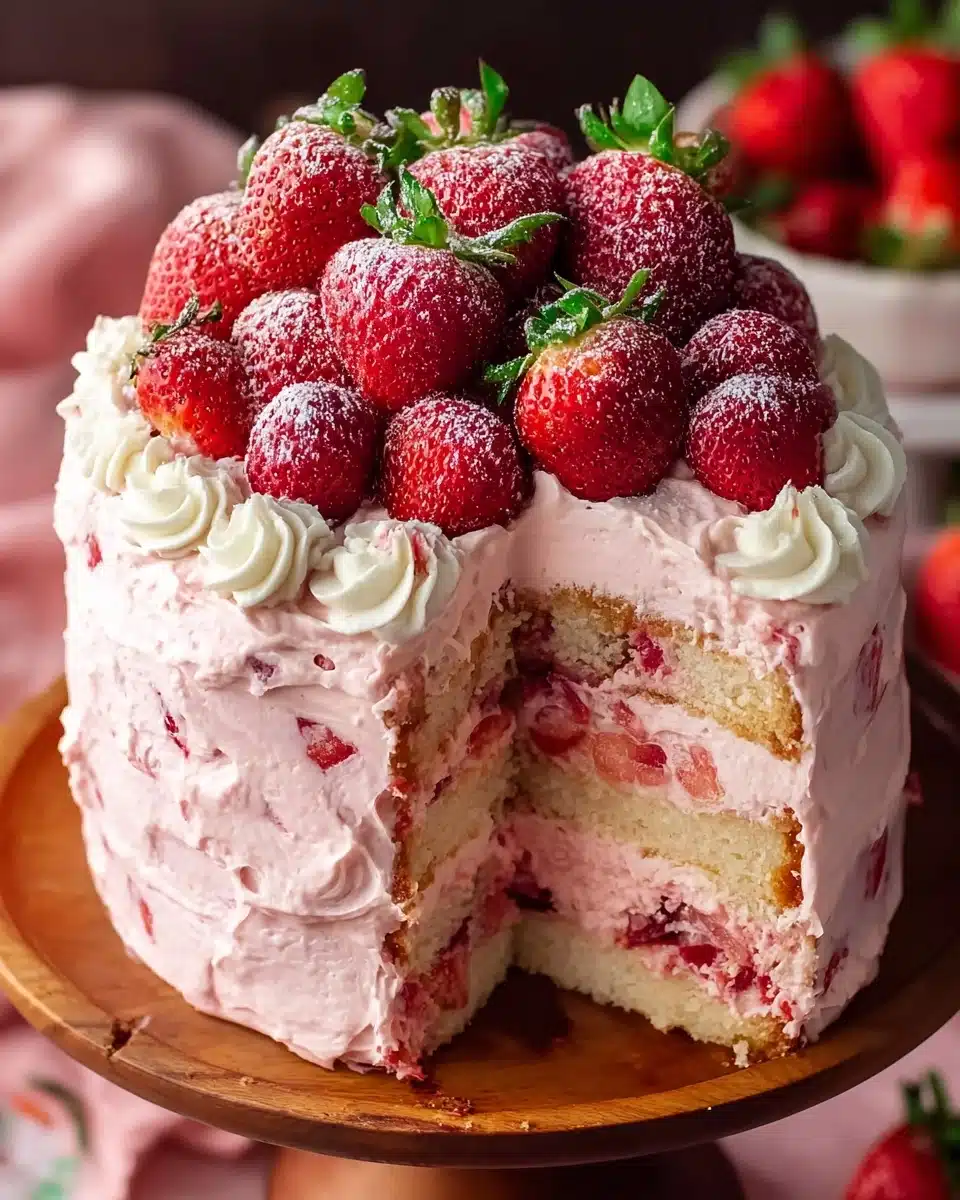 Best Strawberry Cake Ever Recipe