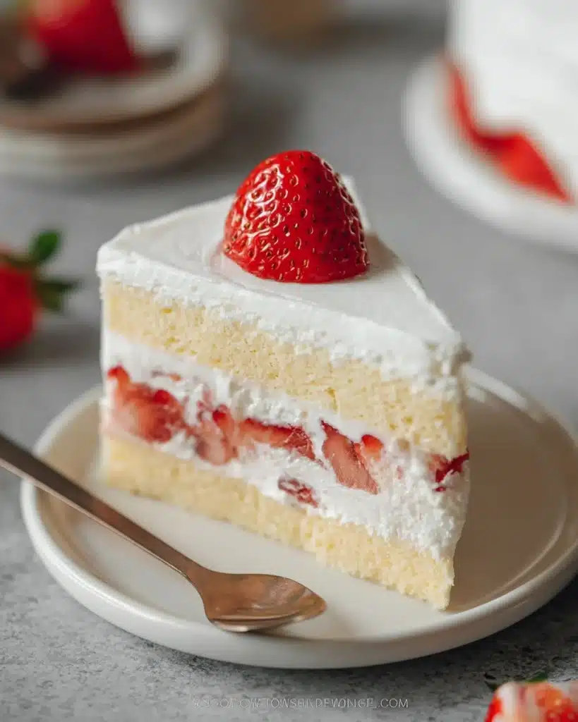 Japanese Strawberry Cake Recipe