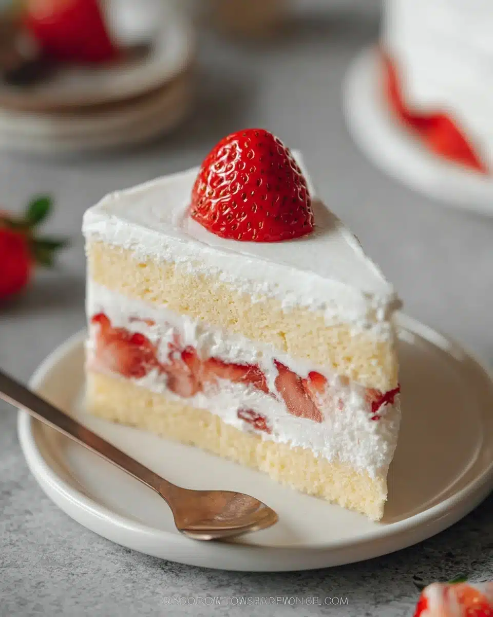Japanese Strawberry Cake Recipe