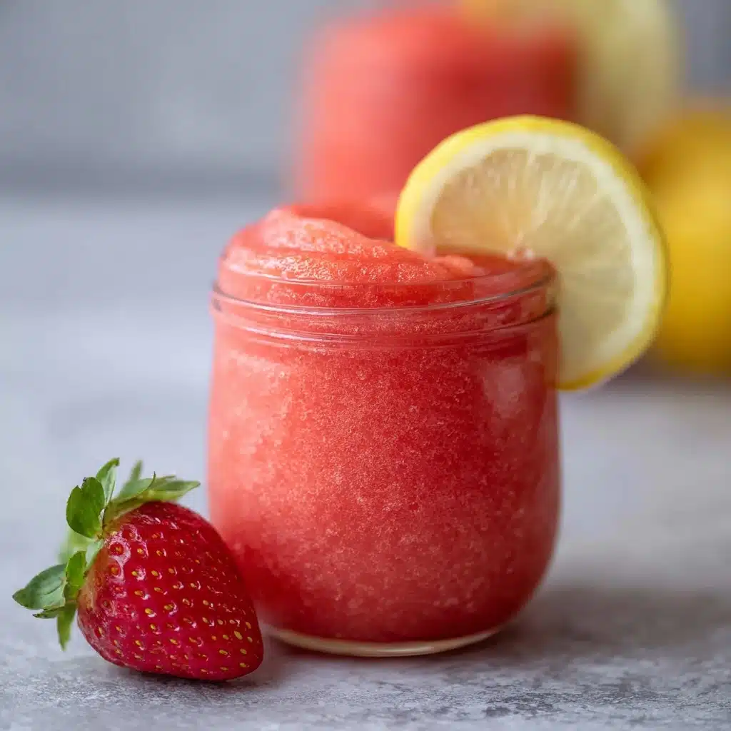 Frozen strawberry lemonade 4 1 serving 1x Recipe - Recipe Image