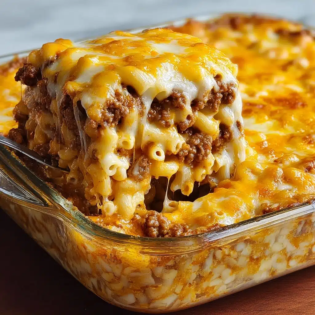Cheesy Hamburger Casserole 4 Cheesy One Pot Beef and Potatoes Recipe - Recipe Image