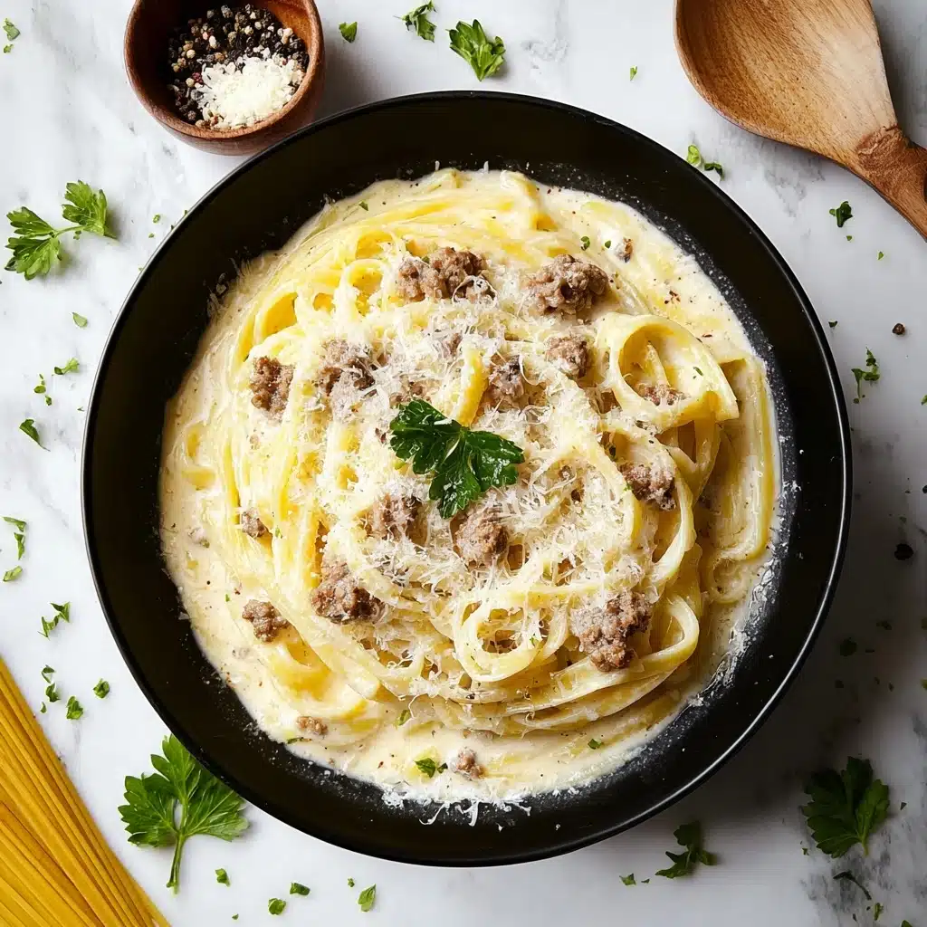 Cheesy Garlic Butter Linguine Pasta 4 Cheesy Taco Rice Recipe - Recipe Image