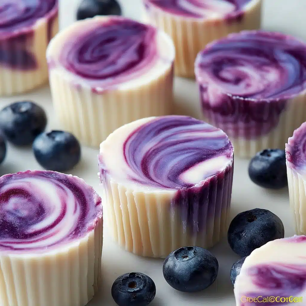 Blueberry Swirl Yogurt Bites Recipe 5 Blueberry Swirl Yogurt Bites Recipe - Recipe Image
