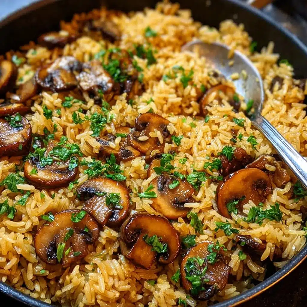 One-Pot Mushroom Rice 4 Blueberry Swirl Yogurt Bites Recipe - Recipe Image