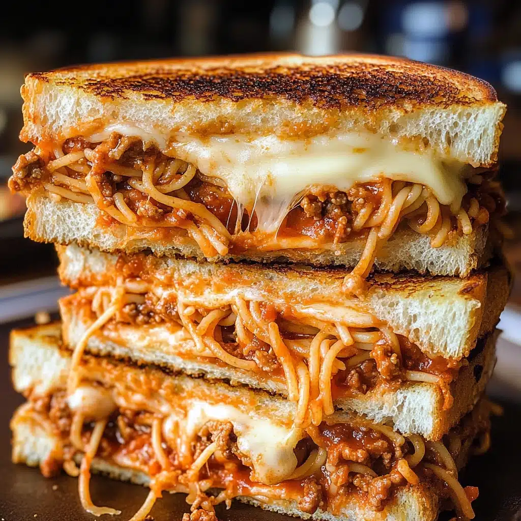 Spaghetti Grilled Cheese Sandwich Recipe 4 Spaghetti Grilled Cheese Sandwich Recipe - Recipe Image