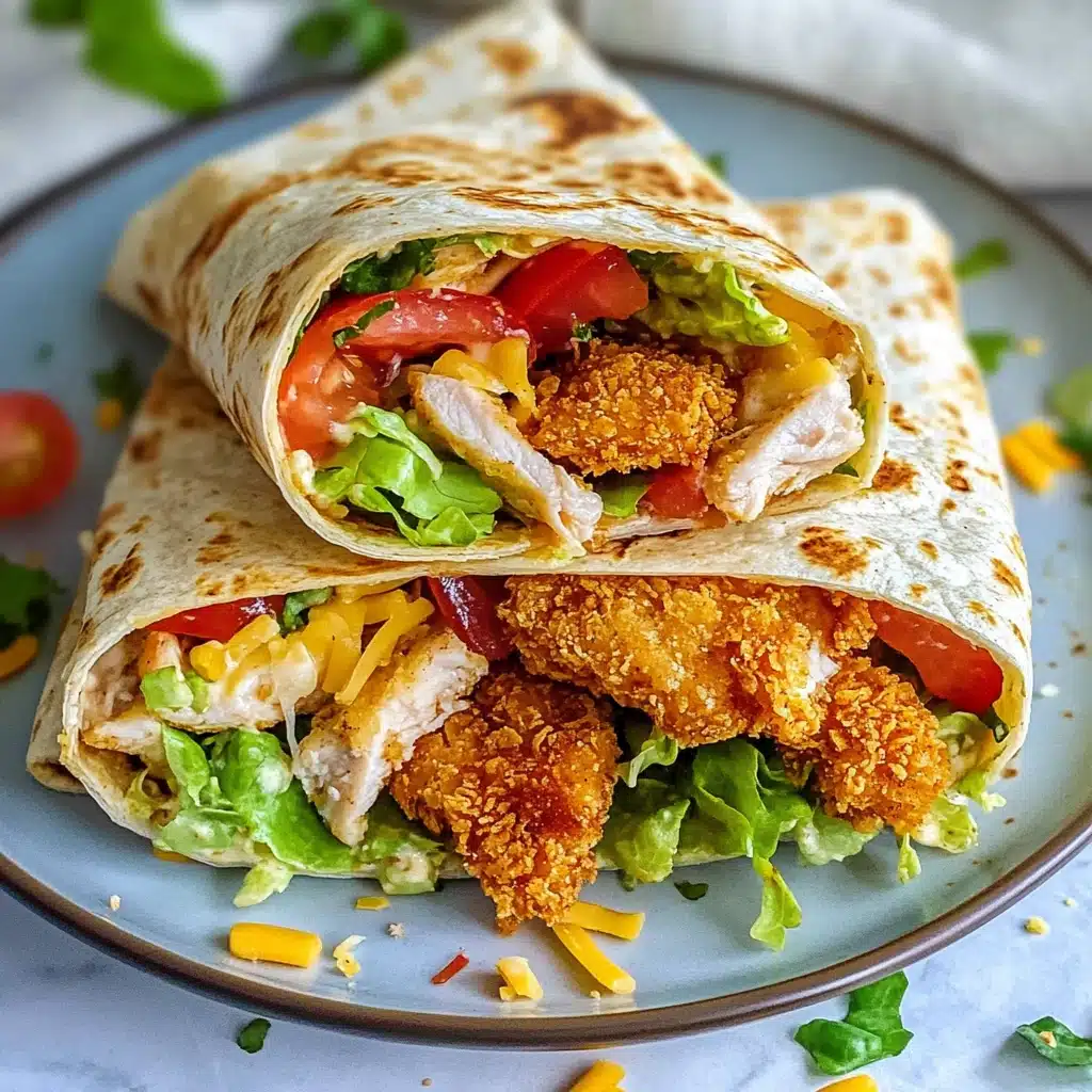 Crispy Chicken Wrap Recipe 4 Crispy Chicken Wrap Recipe - Recipe Image