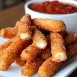 Breaded Mozzarella Sticks with Marinara Sauce Recipe 6 Breaded Mozzarella Sticks with Marinara Sauce Recipe