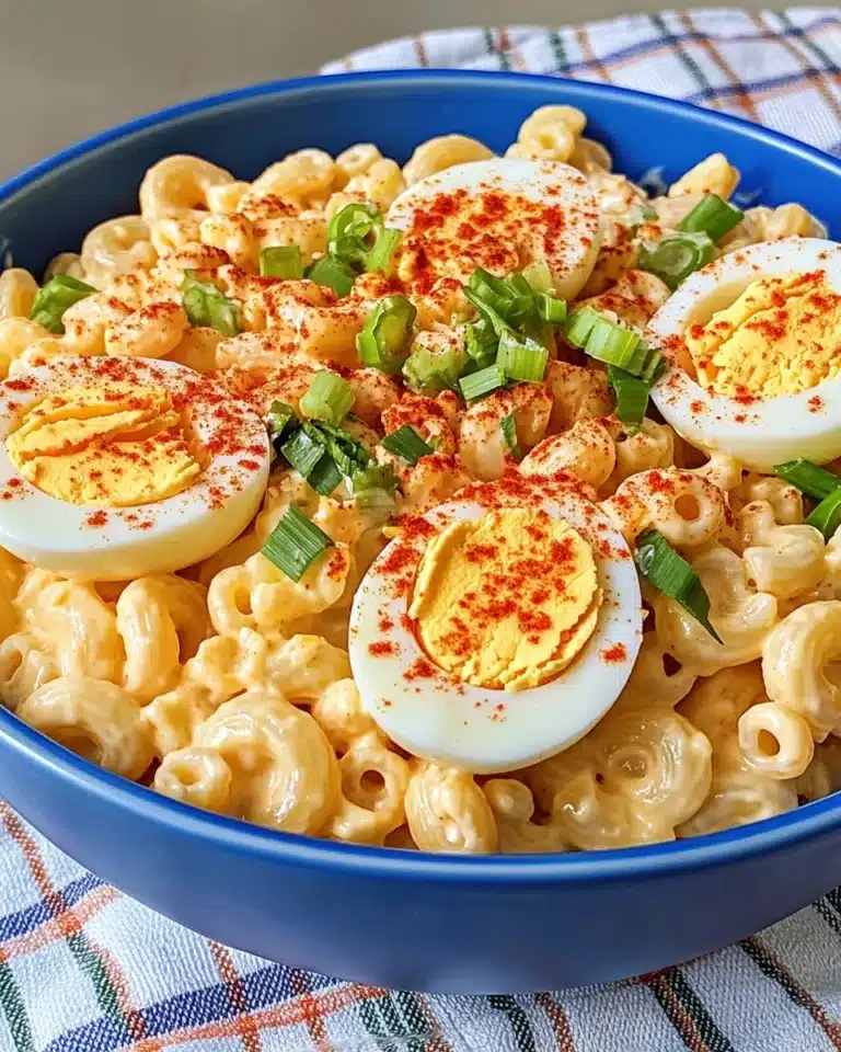 Deviled Egg Macaroni Salad Recipe