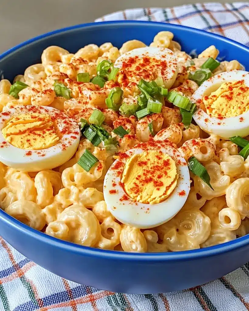 Deviled Egg Macaroni Salad Recipe