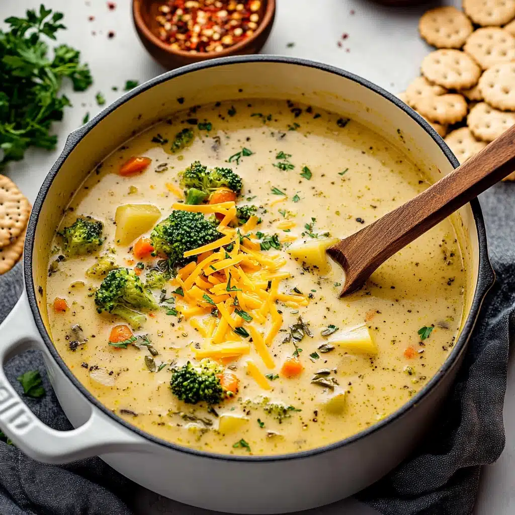 One Pot Creamy Vegetable Soup Recipe 4 One Pot Creamy Vegetable Soup Recipe - Recipe Image
