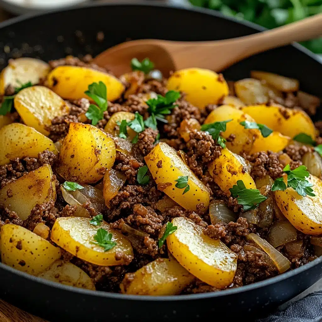 Ground Beef And Potatoes Skillet Recipe 4 Ground Beef And Potatoes Skillet Recipe - Recipe Image