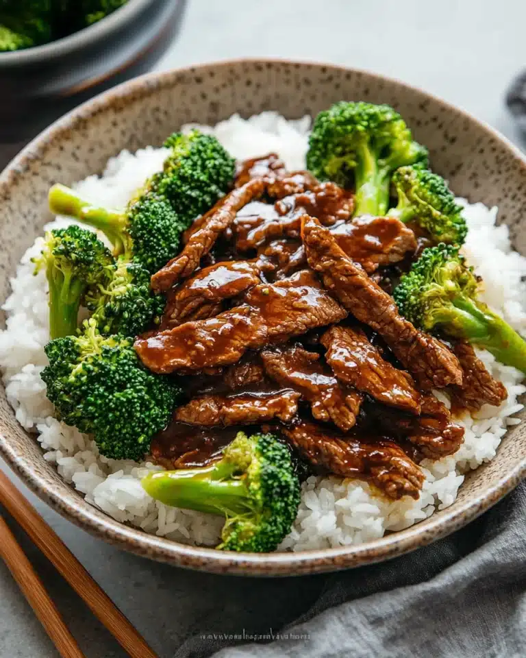 Chinese Beef and Broccoli (牛肉炒西兰花) Recipe