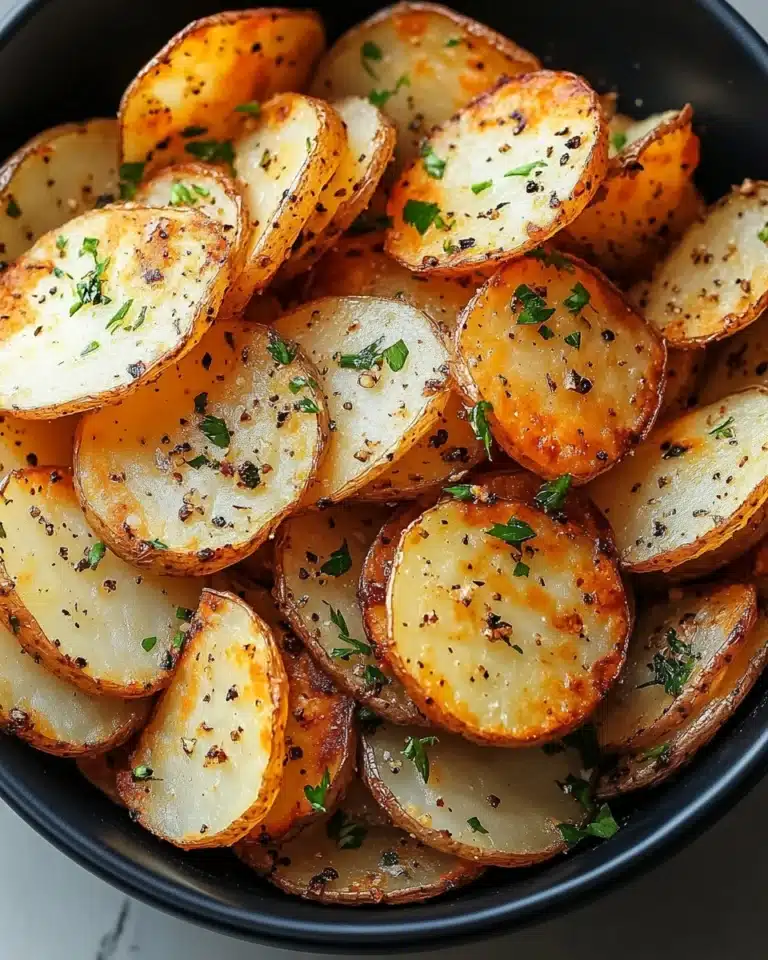 Air Fryer Sliced Potatoes Recipe