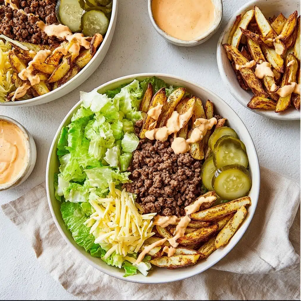 Burger Bowls Recipe 4 Burger Bowls Recipe - Recipe Image
