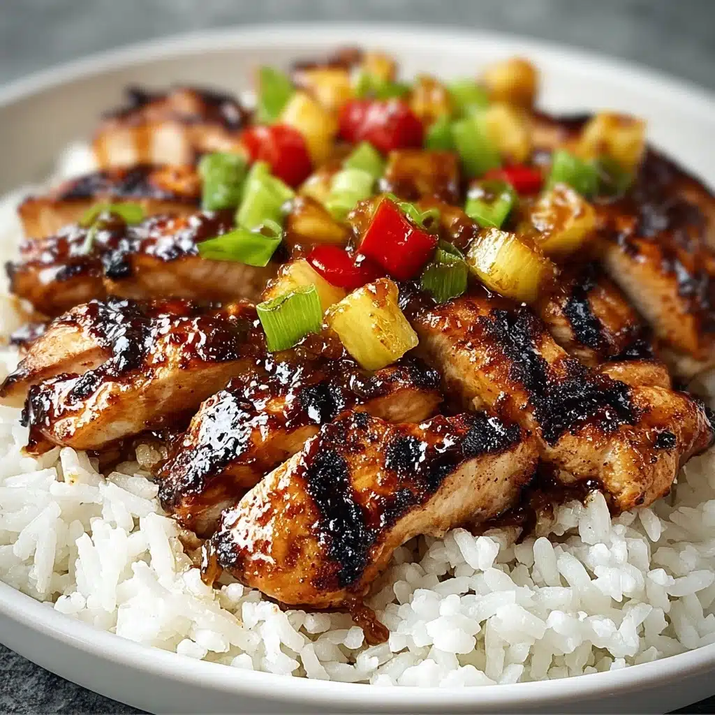 Grilled Pineapple Teriyaki Chicken Thighs 4 For the Steak: Recipe - Recipe Image