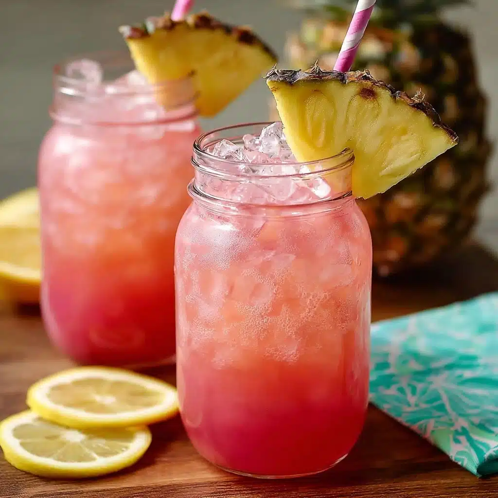 Pineapple Pink Lemonade Party Drink Recipe 4 Pineapple Pink Lemonade Party Drink Recipe - Recipe Image