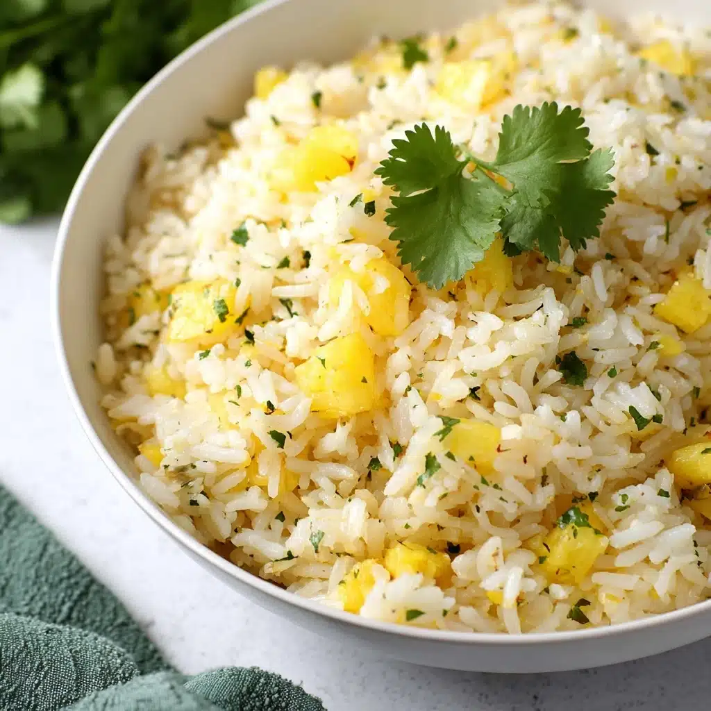 Easy Pineapple Lime Rice (with cilantro) 5 Easy Pineapple Lime Rice Recipe (with cilantro) Recipe - Recipe Image
