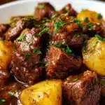 Garlic Butter Beef Bites & Potatoes Recipe 6 Garlic Butter Beef Bites & Potatoes Recipe