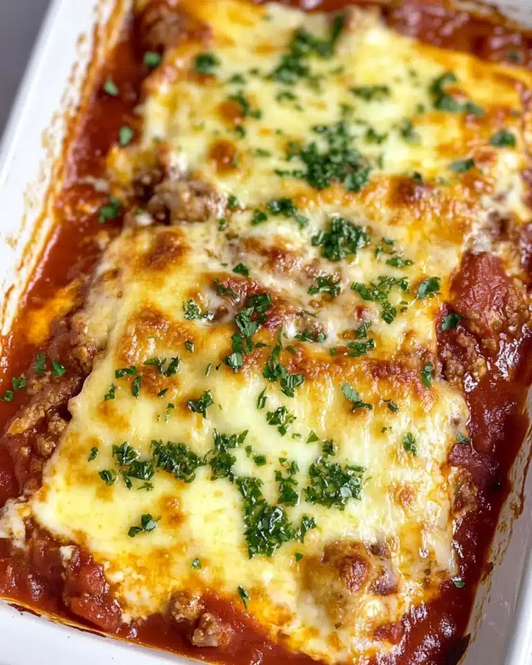 Meaty Eggplant Parmesan Recipe