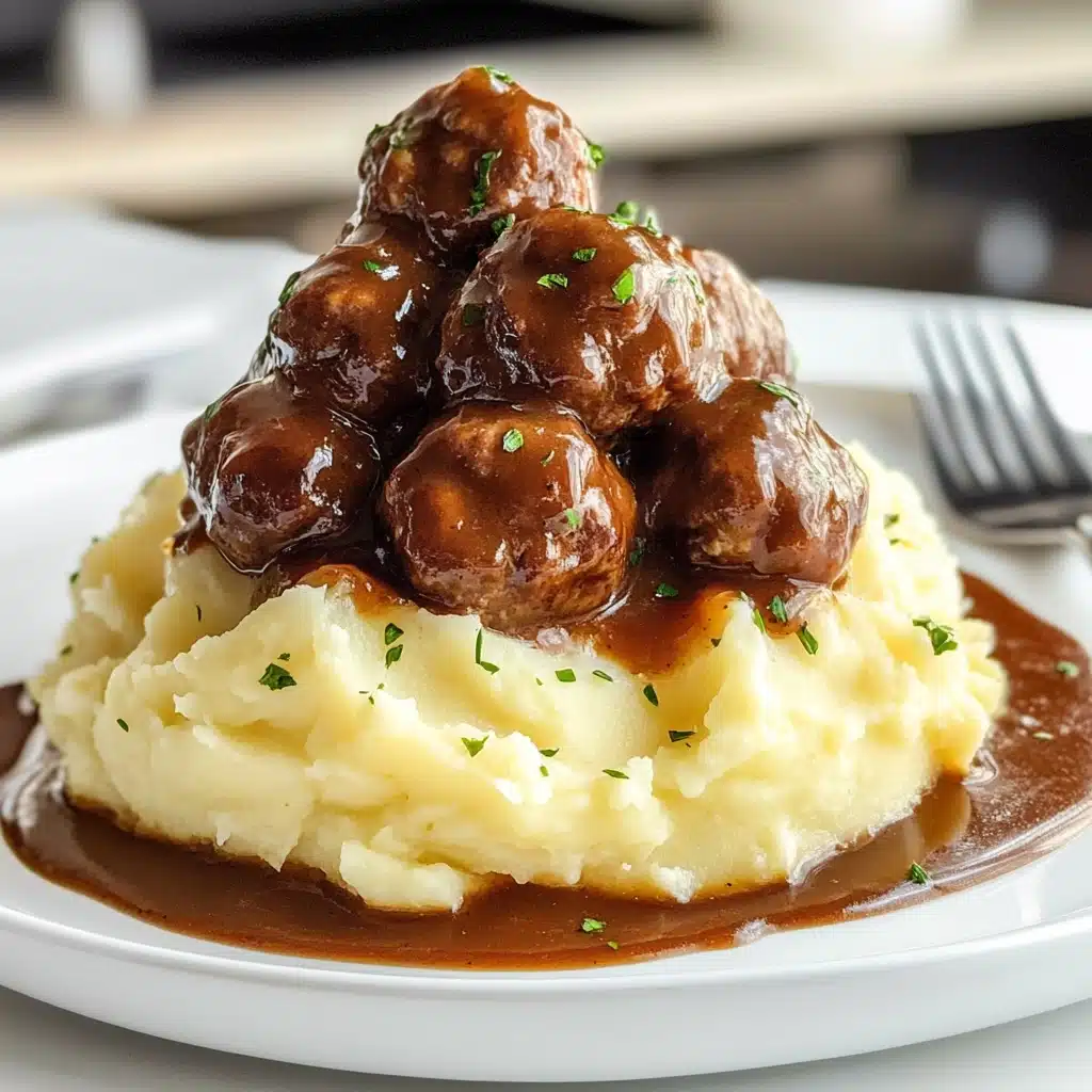Slow Cooker Salisbury Steak Meatballs Recipe 5 Slow Cooker Salisbury Steak Meatballs Recipe - Recipe Image